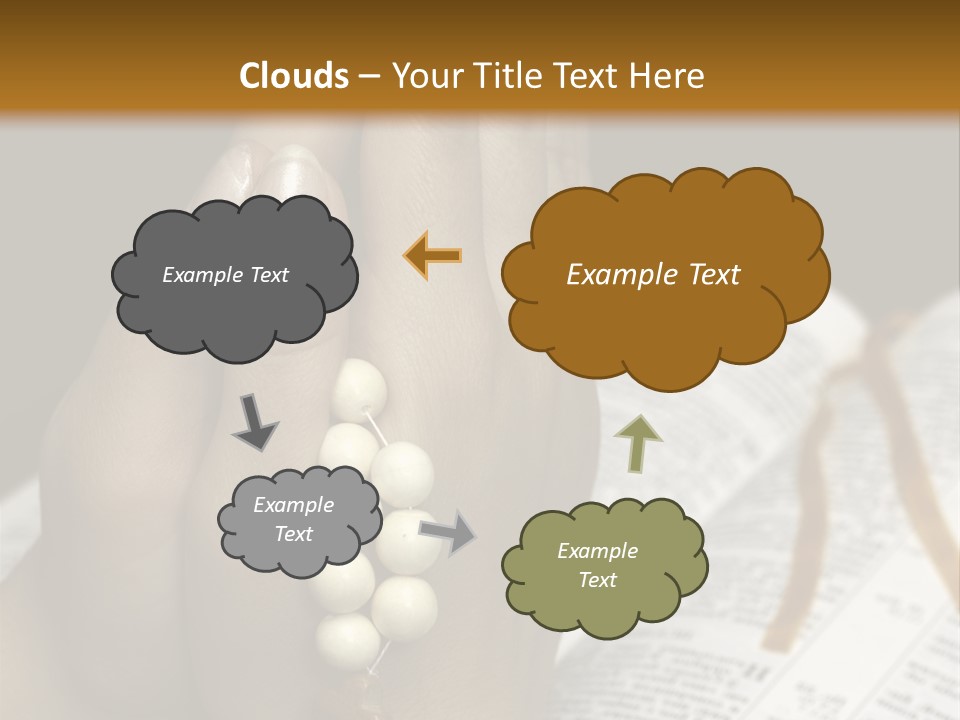 Brown Book God PowerPoint Template