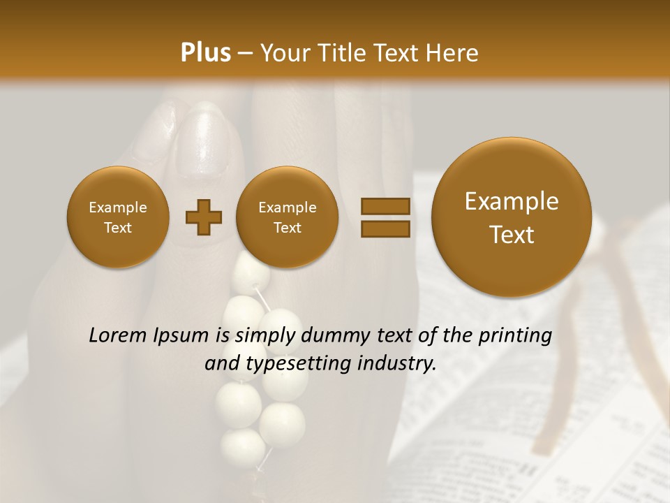 Brown Book God PowerPoint Template