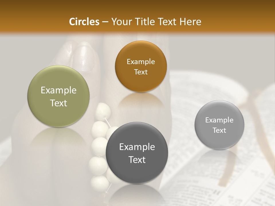 Brown Book God PowerPoint Template