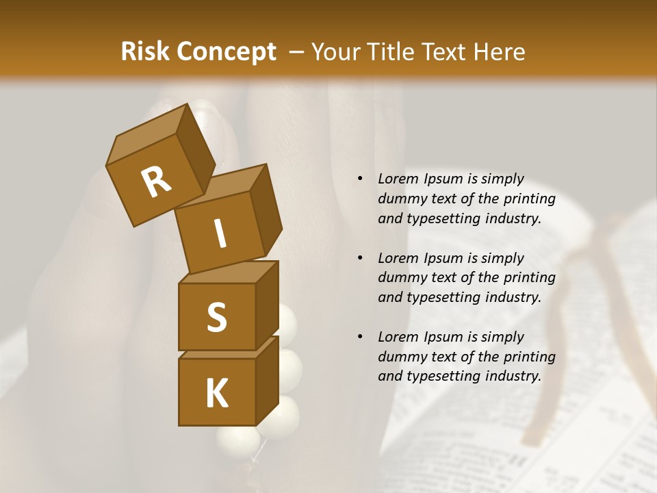 Brown Book God PowerPoint Template