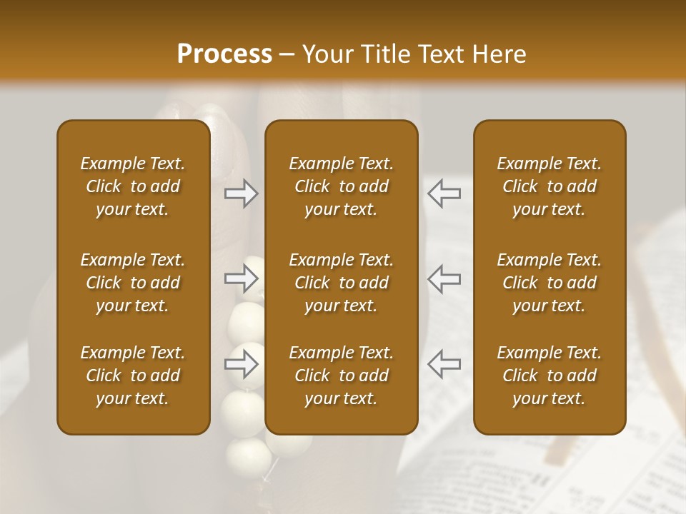 Brown Book God PowerPoint Template