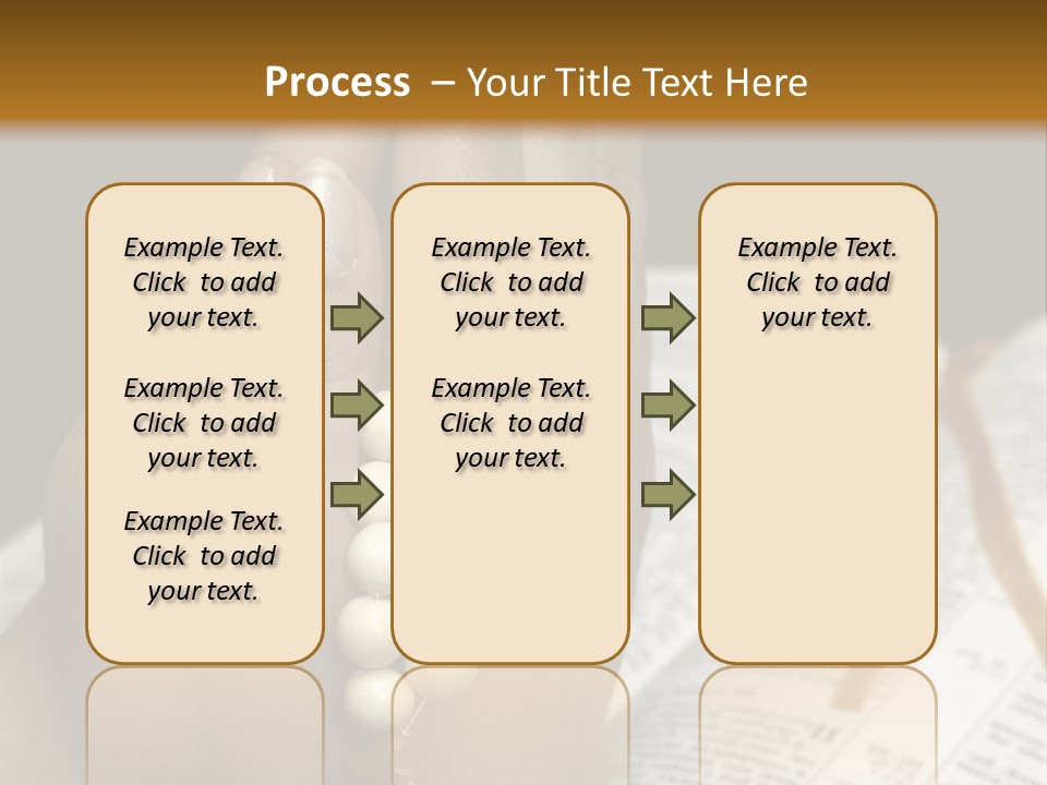 Brown Book God PowerPoint Template