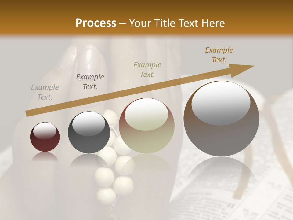 Brown Book God PowerPoint Template