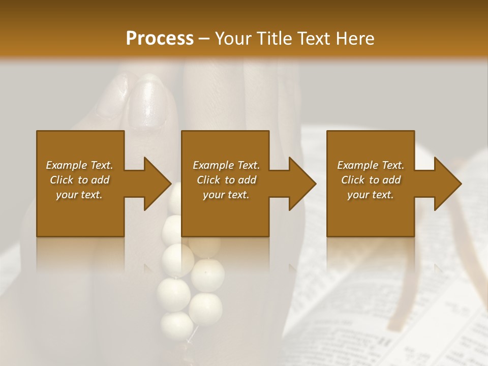 Brown Book God PowerPoint Template