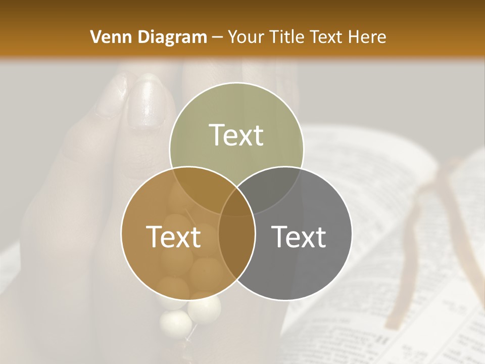 Brown Book God PowerPoint Template