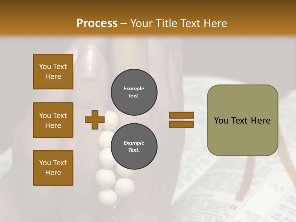 Brown Book God PowerPoint Template
