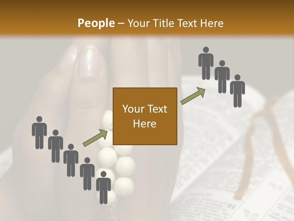 Brown Book God PowerPoint Template