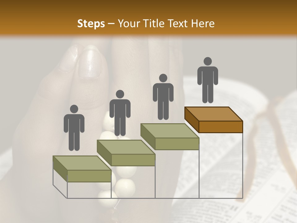 Brown Book God PowerPoint Template