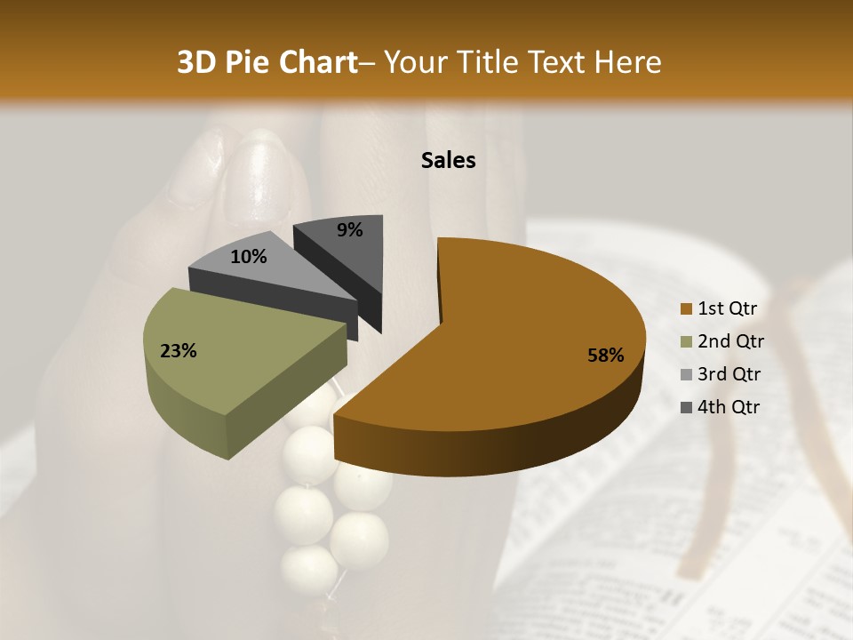 Brown Book God PowerPoint Template