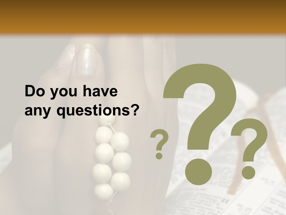 Brown Book God PowerPoint Template