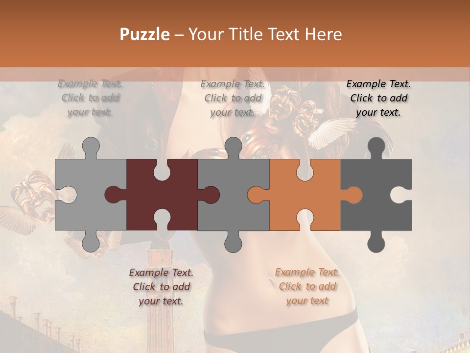 Venice Sensual Feminine PowerPoint Template