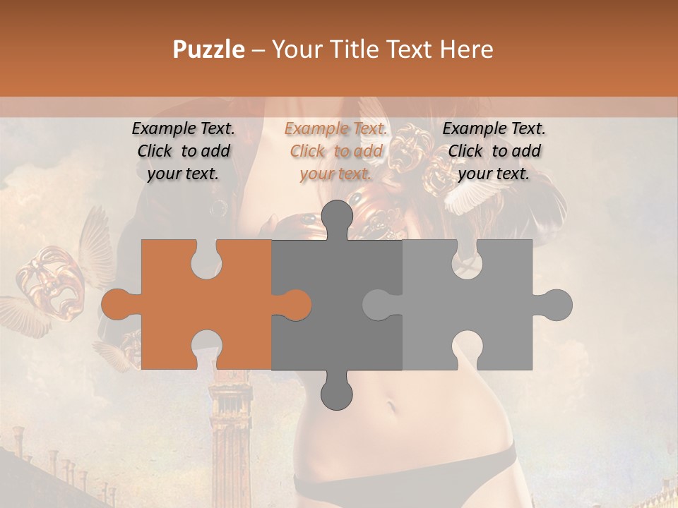 Venice Sensual Feminine PowerPoint Template
