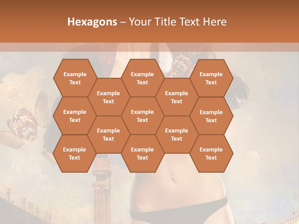 Venice Sensual Feminine PowerPoint Template