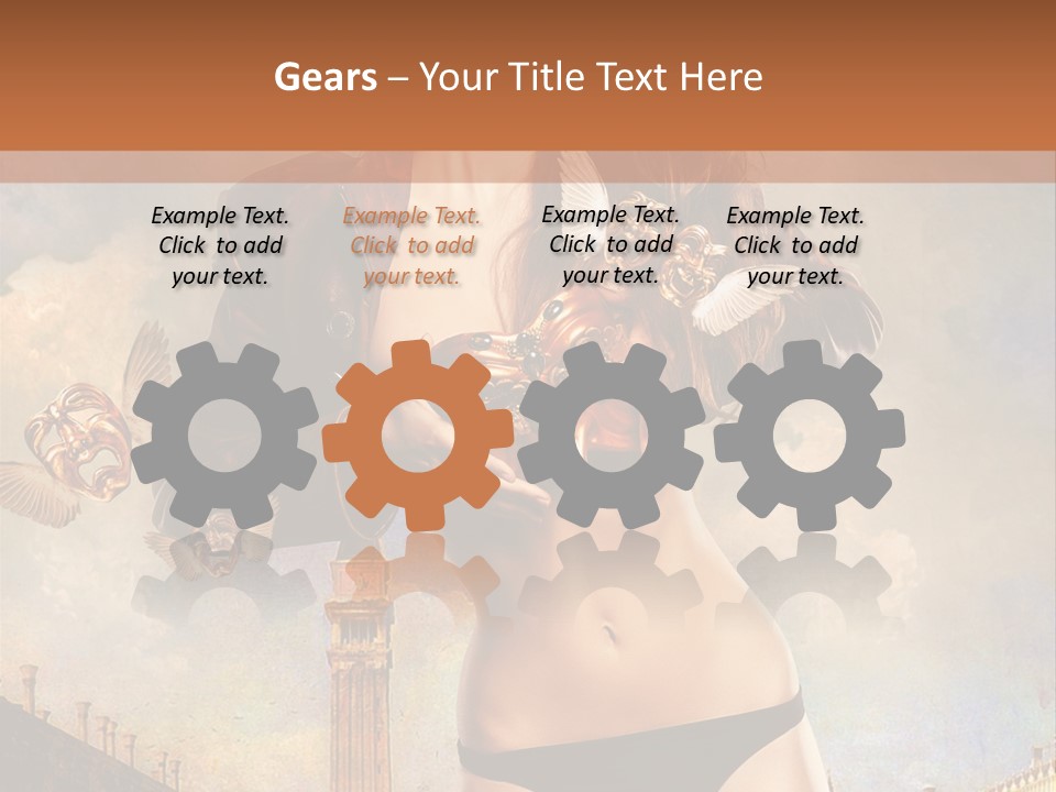 Venice Sensual Feminine PowerPoint Template