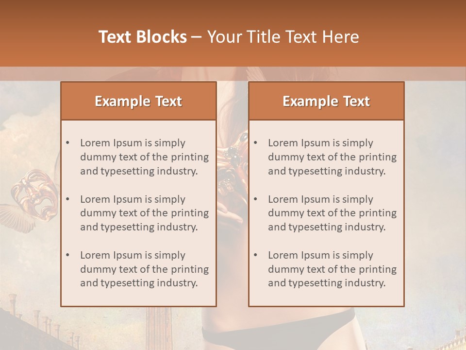 Venice Sensual Feminine PowerPoint Template