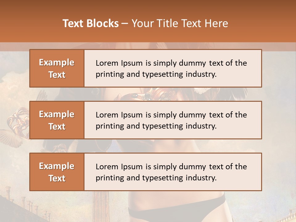 Venice Sensual Feminine PowerPoint Template