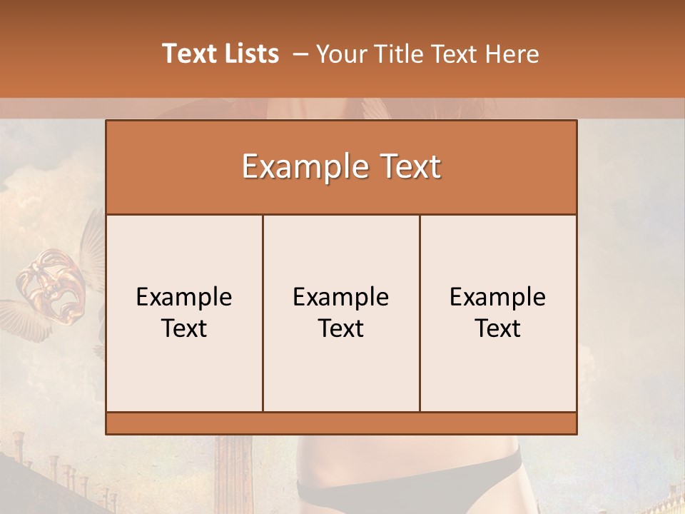 Venice Sensual Feminine PowerPoint Template