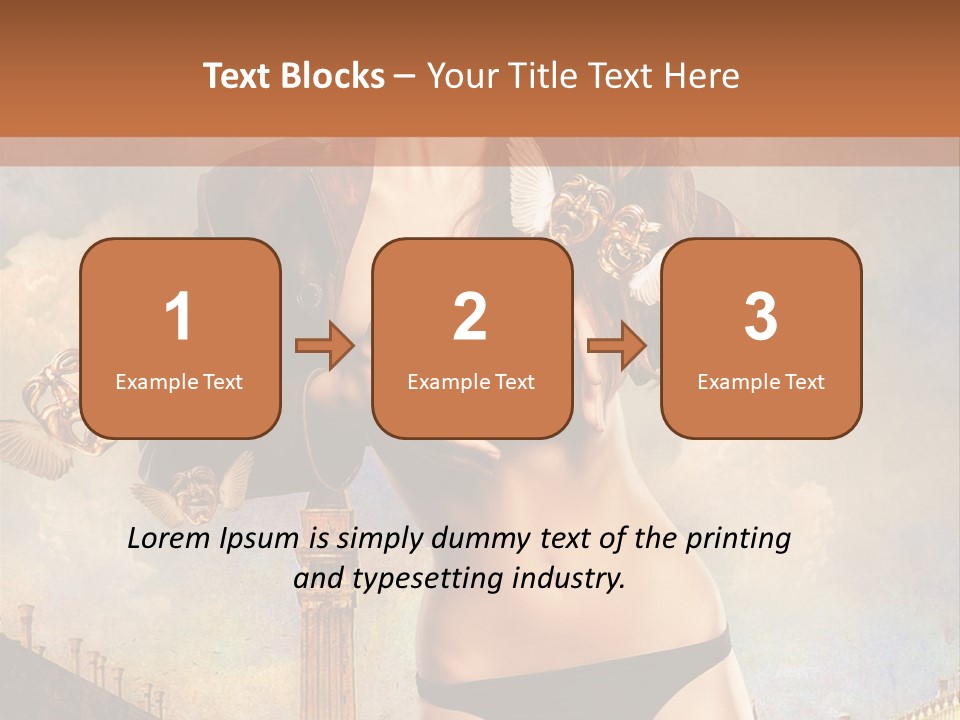 Venice Sensual Feminine PowerPoint Template