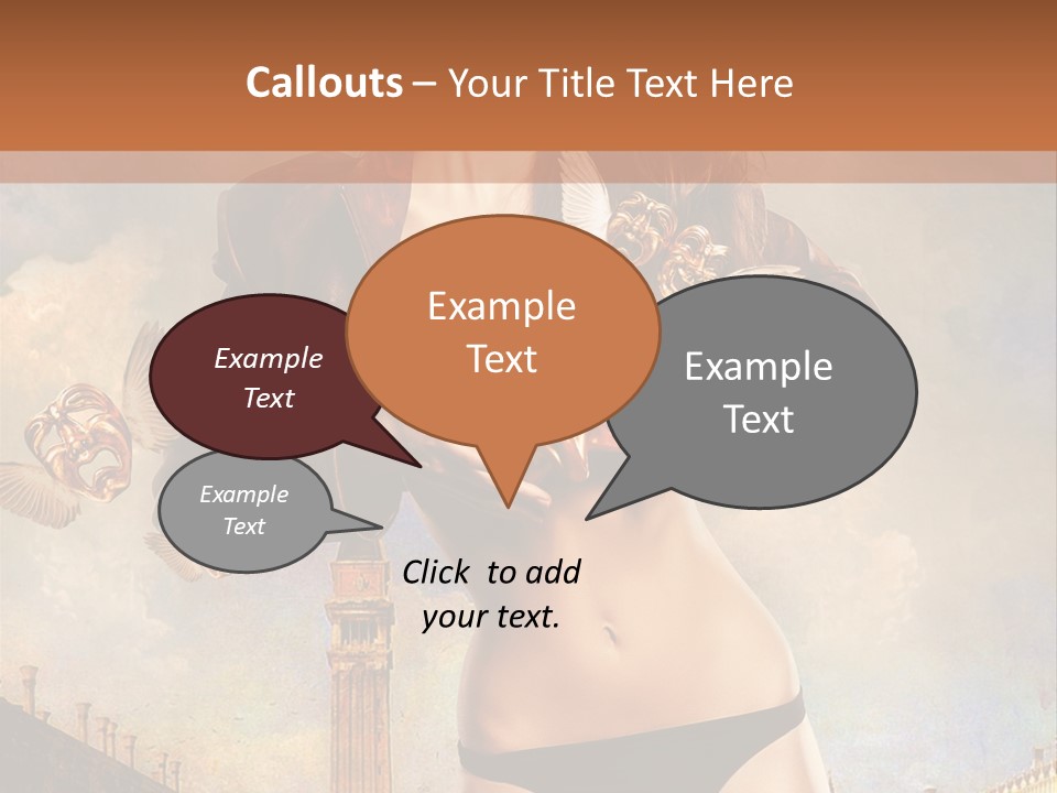 Venice Sensual Feminine PowerPoint Template