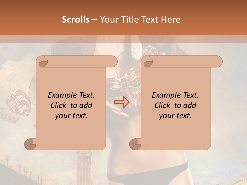Venice Sensual Feminine PowerPoint Template