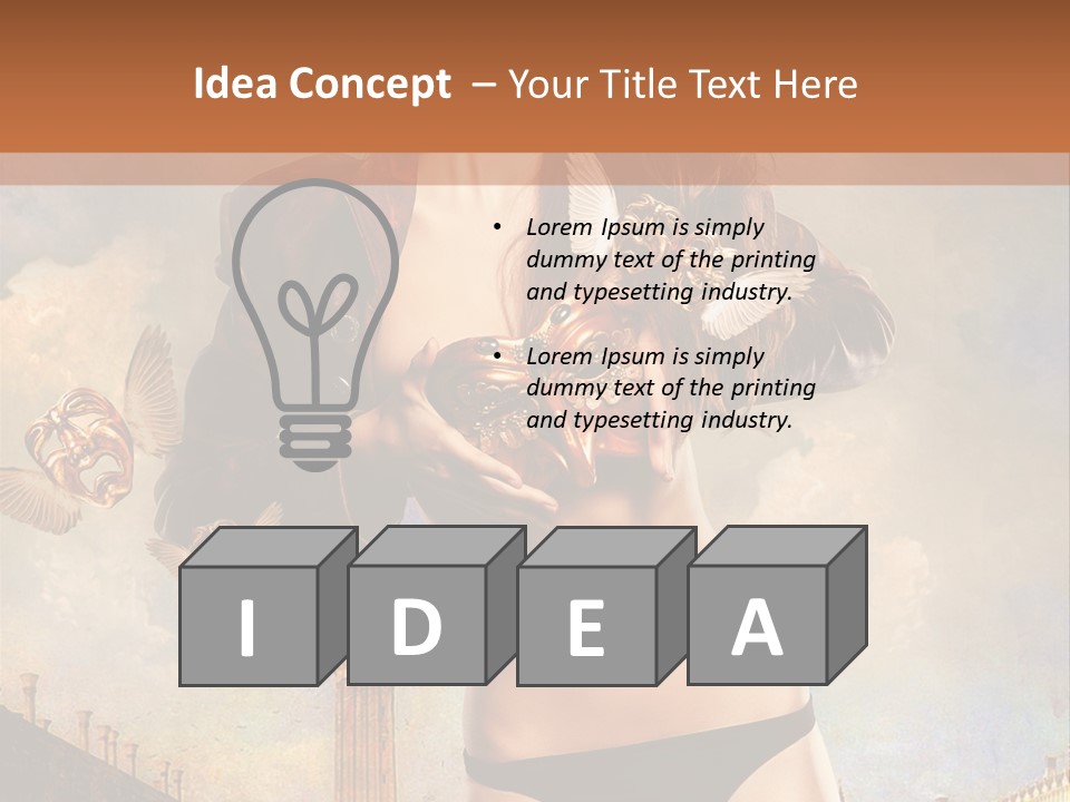 Venice Sensual Feminine PowerPoint Template