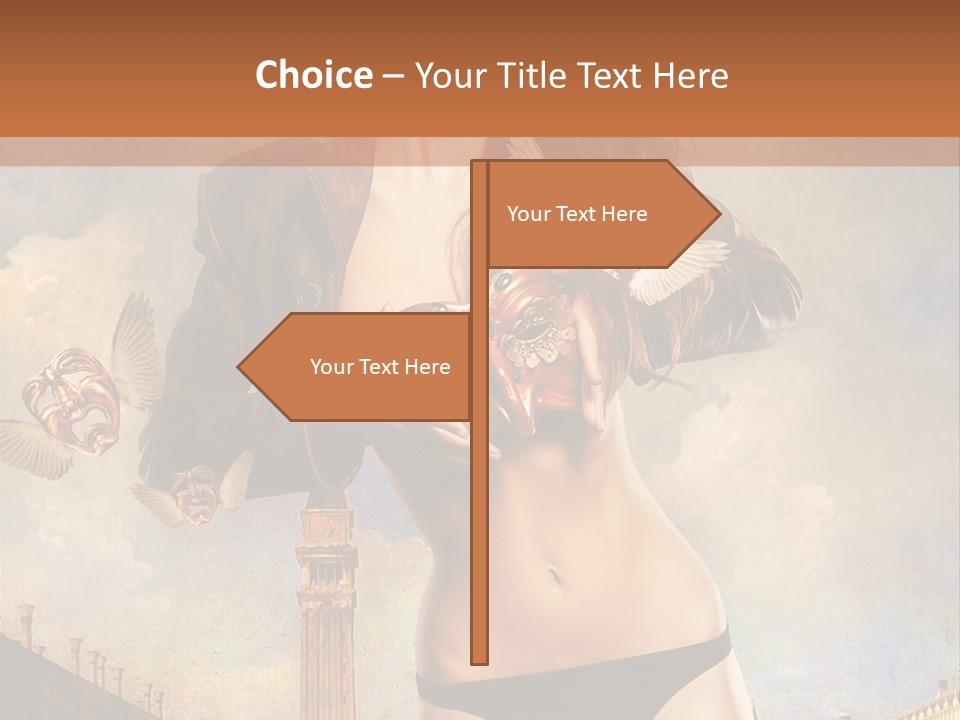 Venice Sensual Feminine PowerPoint Template