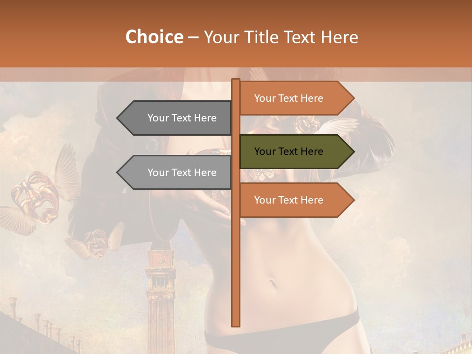 Venice Sensual Feminine PowerPoint Template
