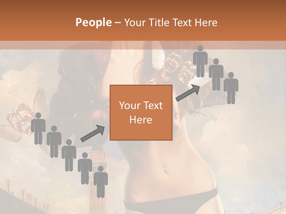 Venice Sensual Feminine PowerPoint Template