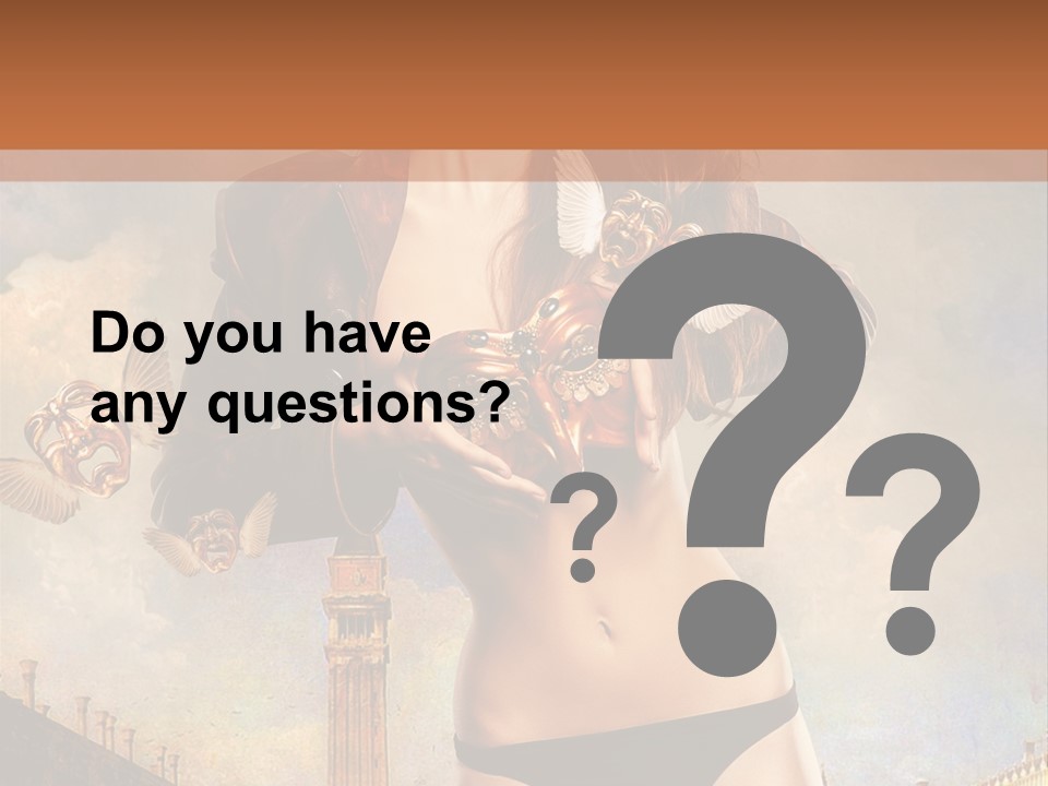 Venice Sensual Feminine PowerPoint Template