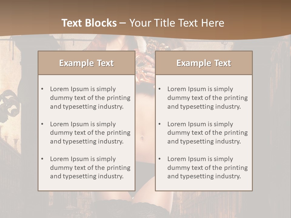 Venetian Masquerade Festival PowerPoint Template