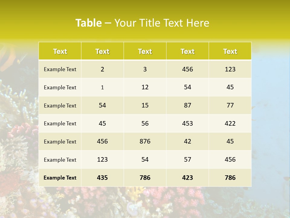 Ocean Israel Exotic PowerPoint Template