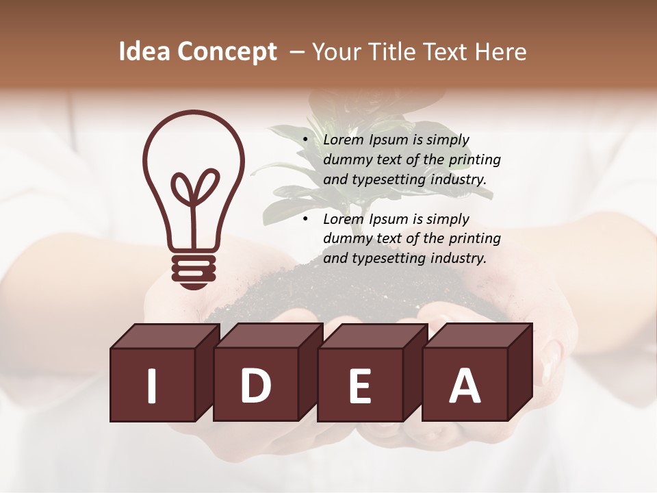 Protection Background Idea PowerPoint Template