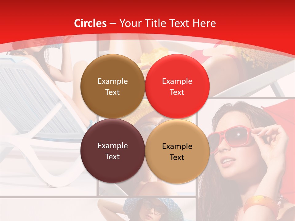 Lady Feminine Smiling PowerPoint Template