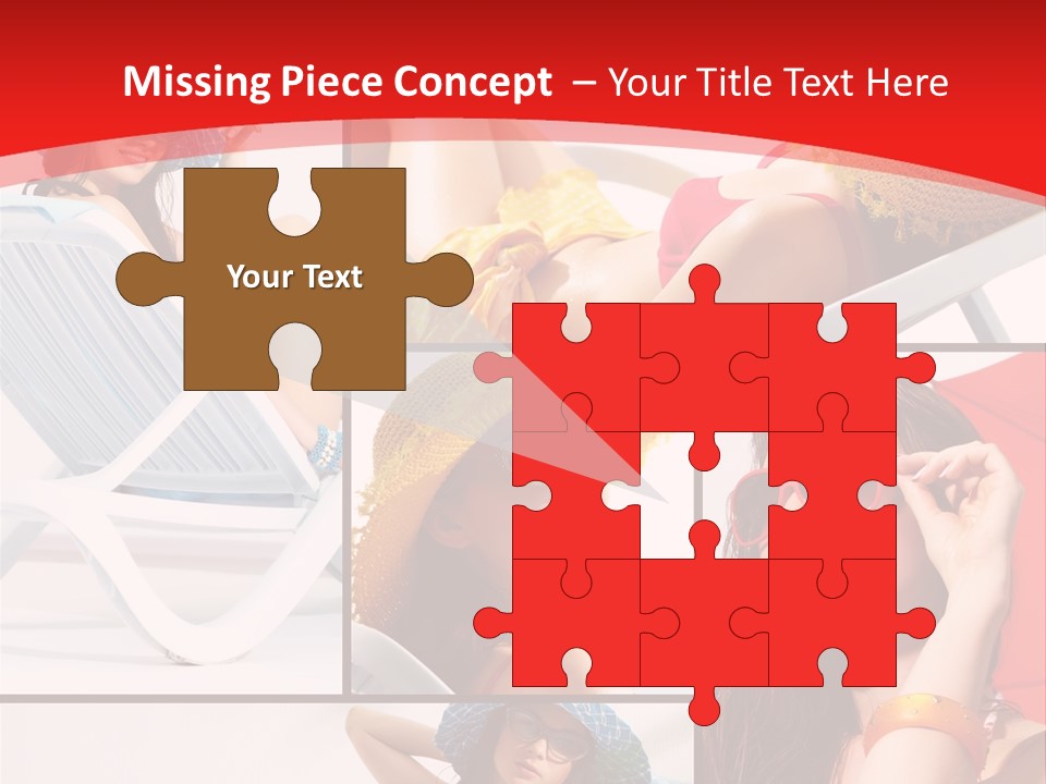 Lady Feminine Smiling PowerPoint Template