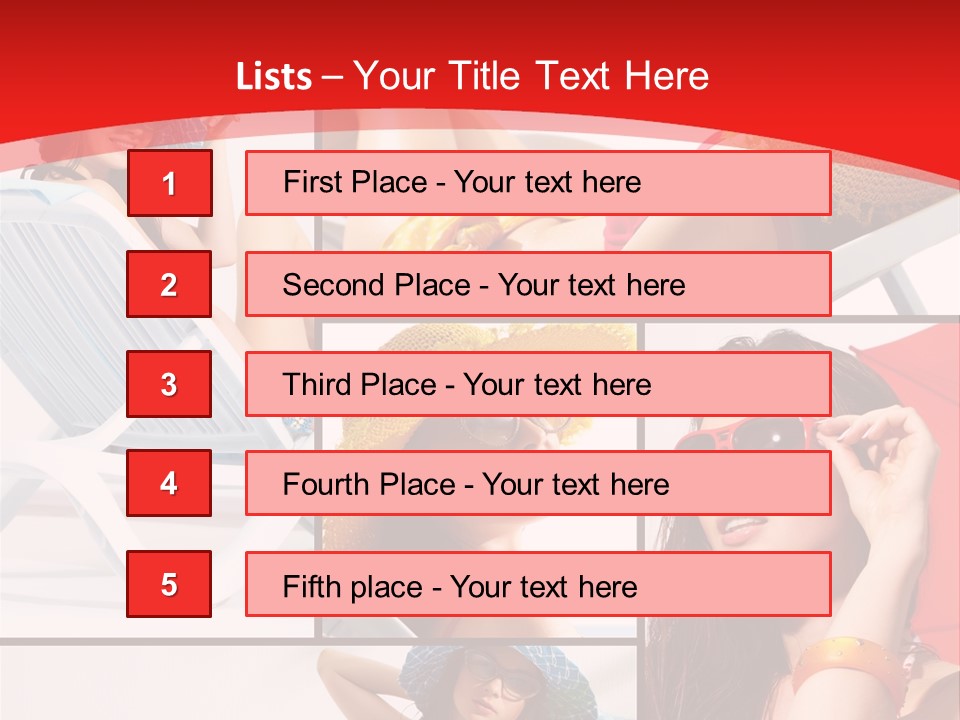 Lady Feminine Smiling PowerPoint Template