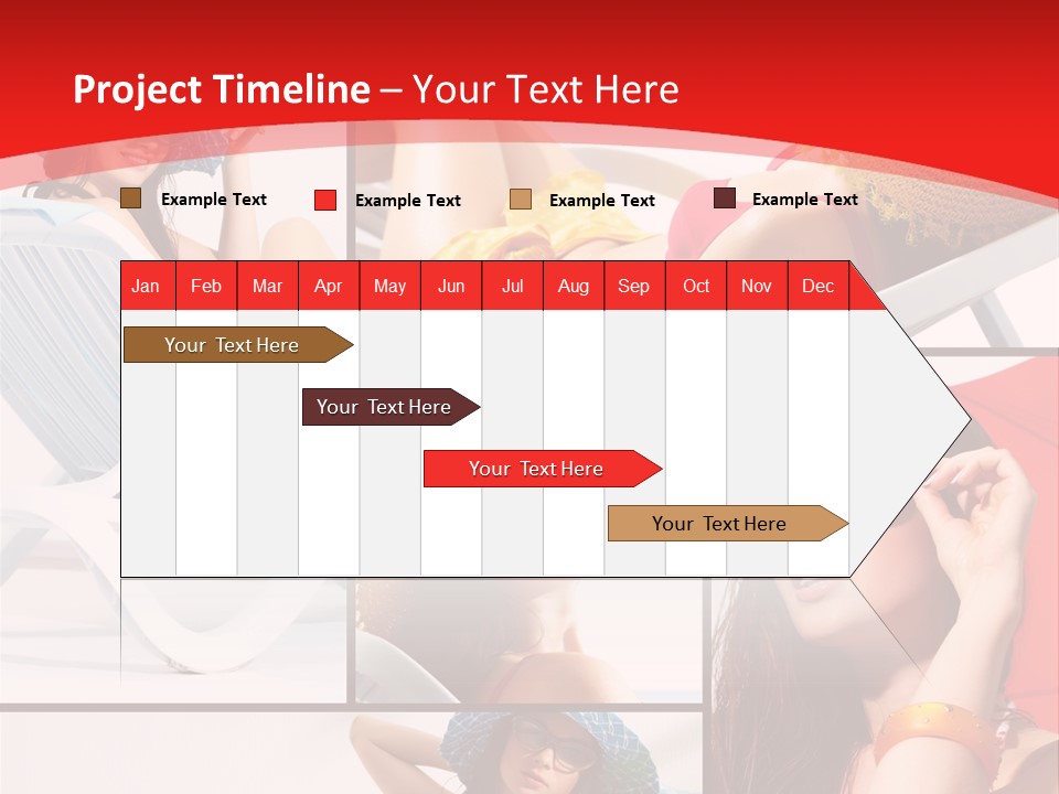 Lady Feminine Smiling PowerPoint Template