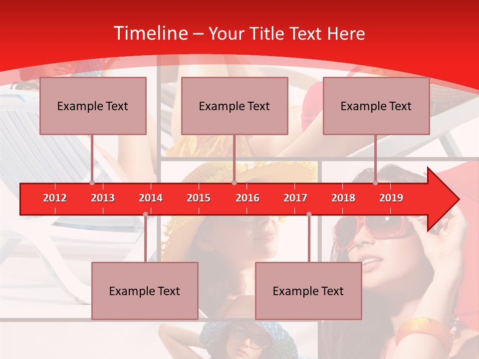 Lady Feminine Smiling PowerPoint Template