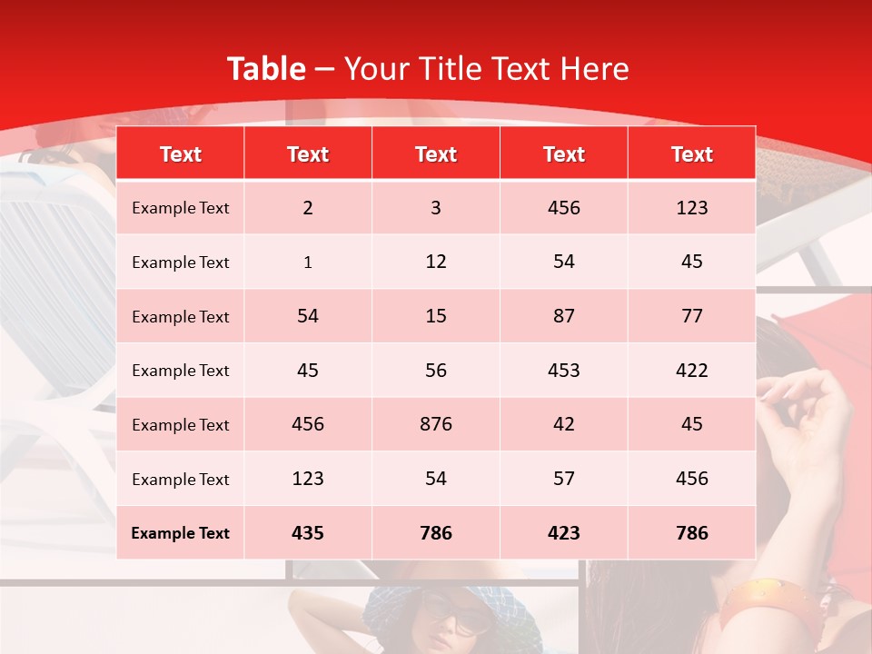 Lady Feminine Smiling PowerPoint Template