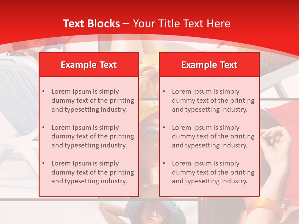 Lady Feminine Smiling PowerPoint Template