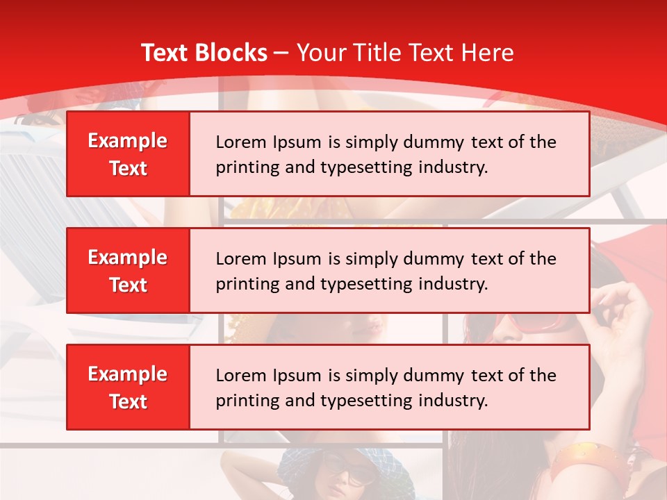 Lady Feminine Smiling PowerPoint Template