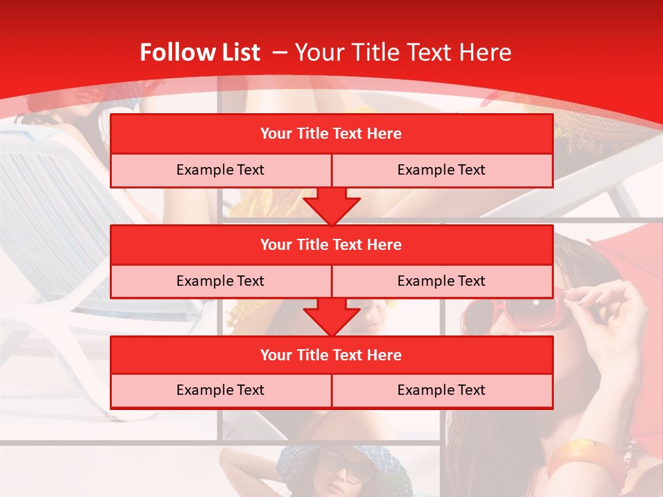 Lady Feminine Smiling PowerPoint Template