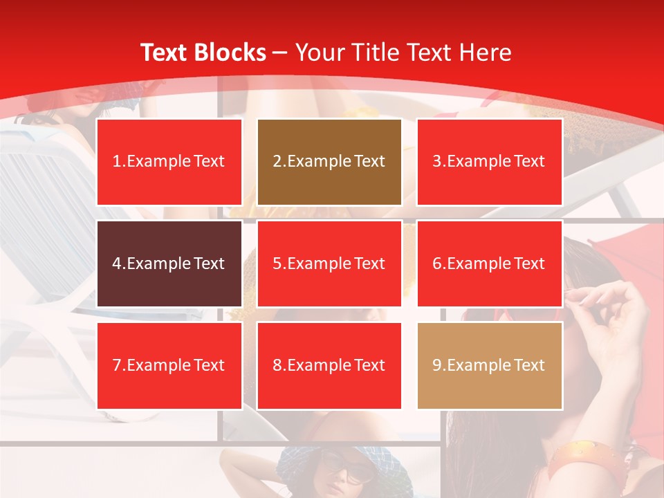 Lady Feminine Smiling PowerPoint Template