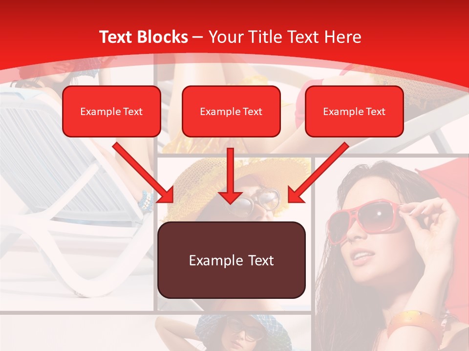 Lady Feminine Smiling PowerPoint Template