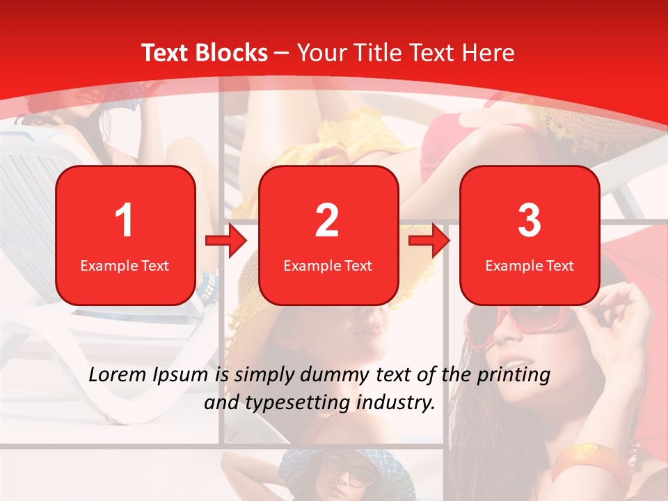 Lady Feminine Smiling PowerPoint Template
