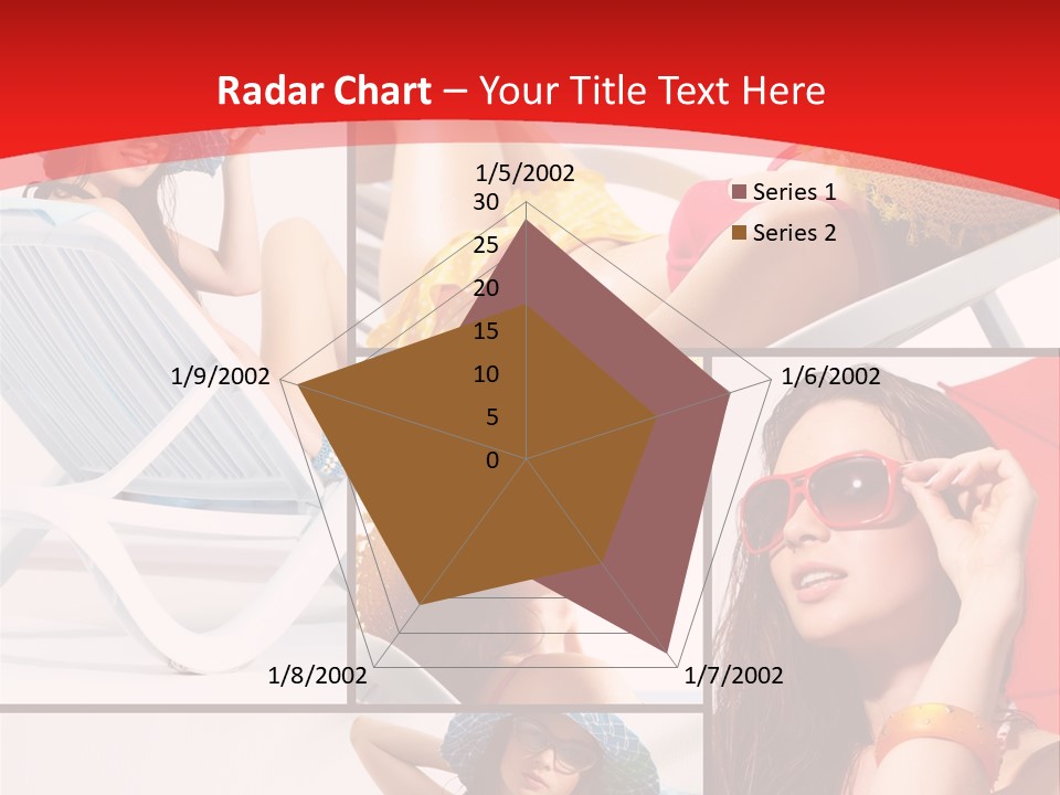 Lady Feminine Smiling PowerPoint Template