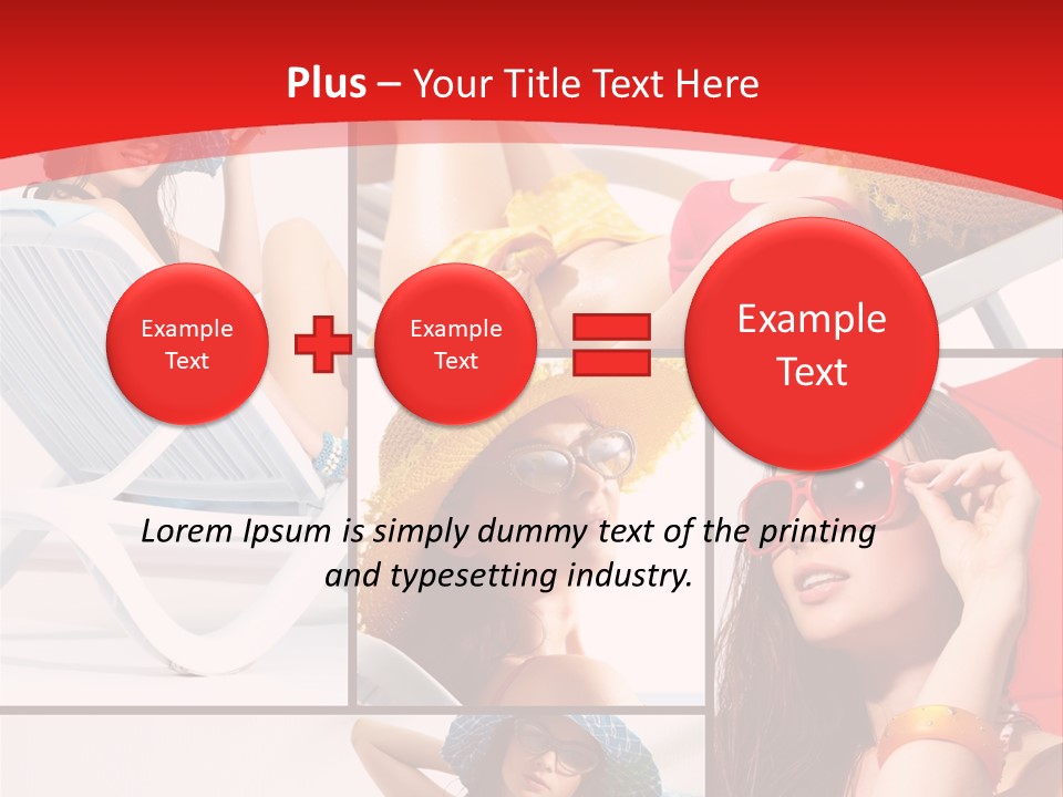 Lady Feminine Smiling PowerPoint Template