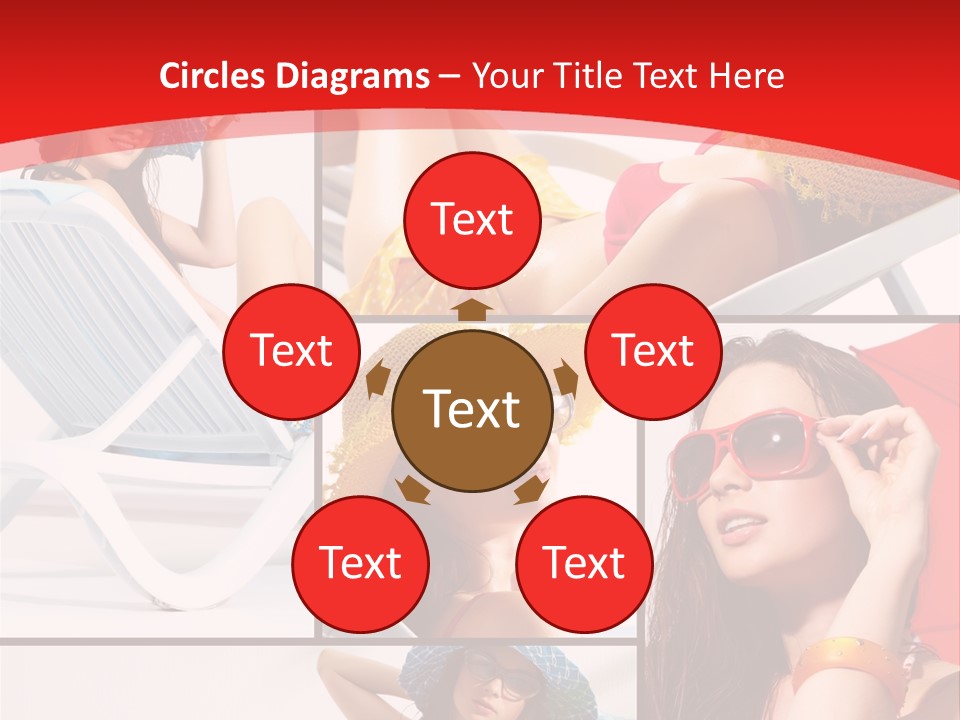 Lady Feminine Smiling PowerPoint Template