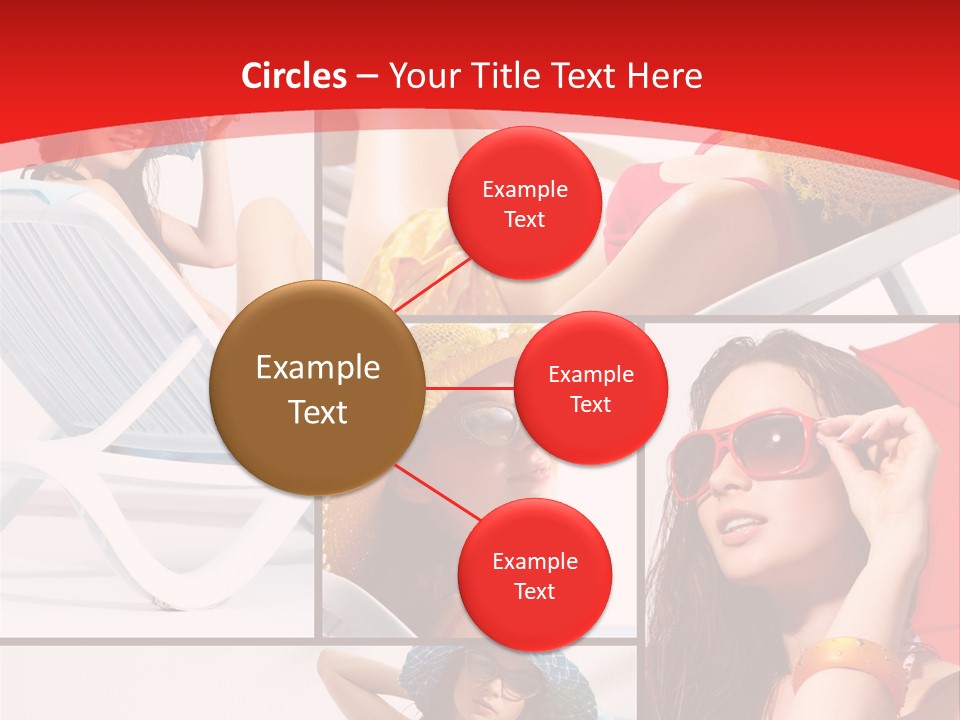 Lady Feminine Smiling PowerPoint Template