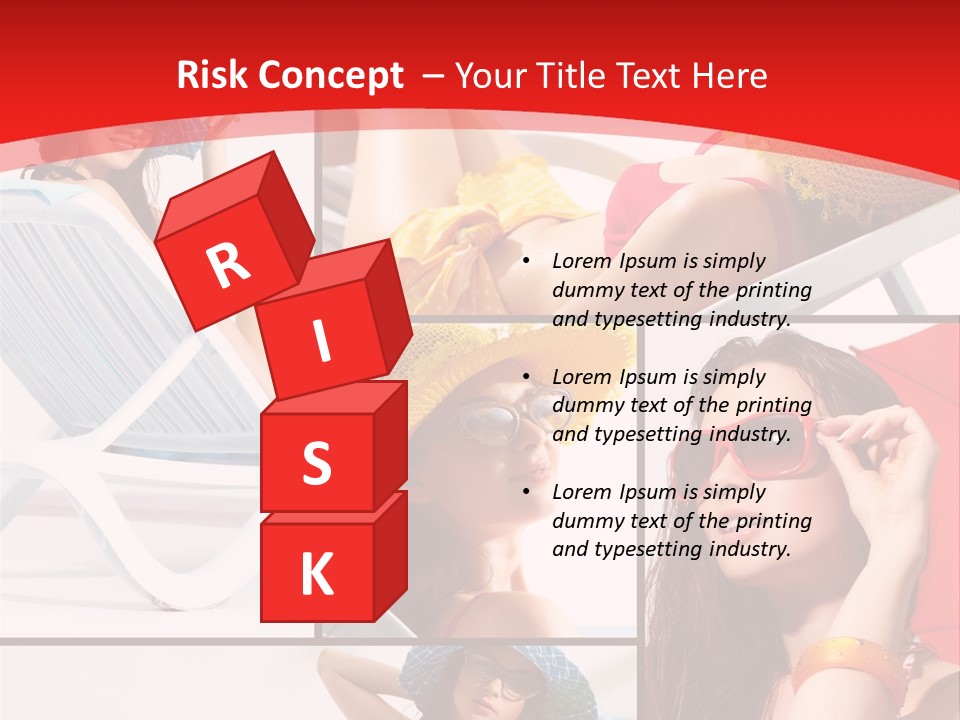 Lady Feminine Smiling PowerPoint Template