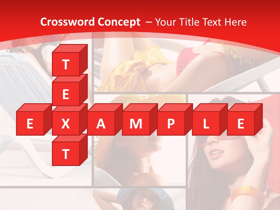 Lady Feminine Smiling PowerPoint Template